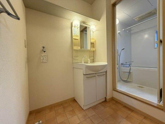 富山市下堀アパート 洗面