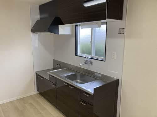 富山市新根塚町アパート キッチン