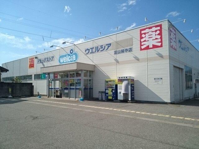 ウエルシア婦中店：850m