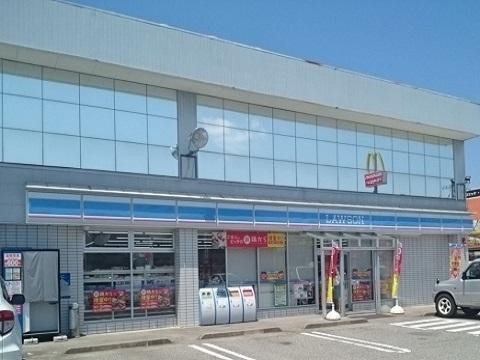 ローソン富山荒川店：550m
