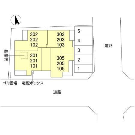D-Grande桃井町（101） 駐車場