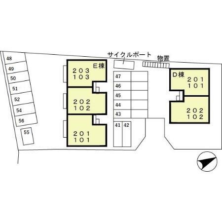 グランシャリオ　Ｄ（101） 駐車場