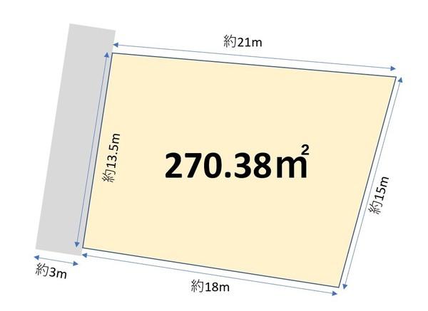 富山県高岡市横田本町 区画図