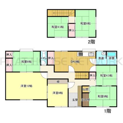  間取り図写真