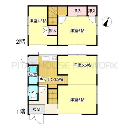  間取り図写真