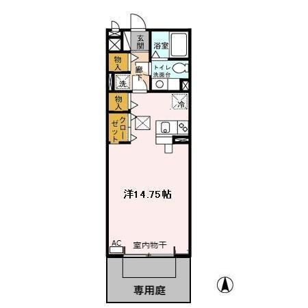 セジュールプランタン　華棟（107） 間取り図画像