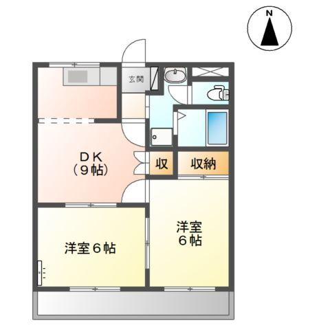 クレストール 間取り図画像