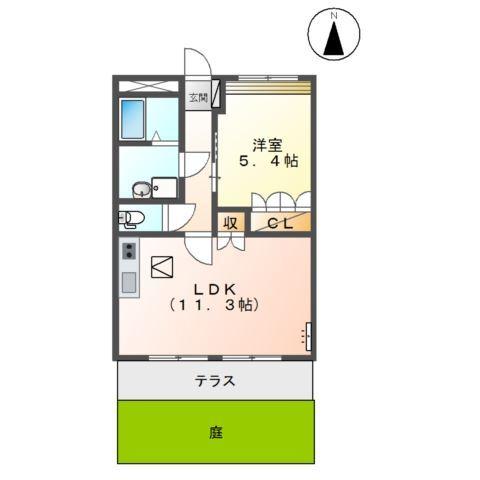 ディア　コート　Ｂ 間取り図画像