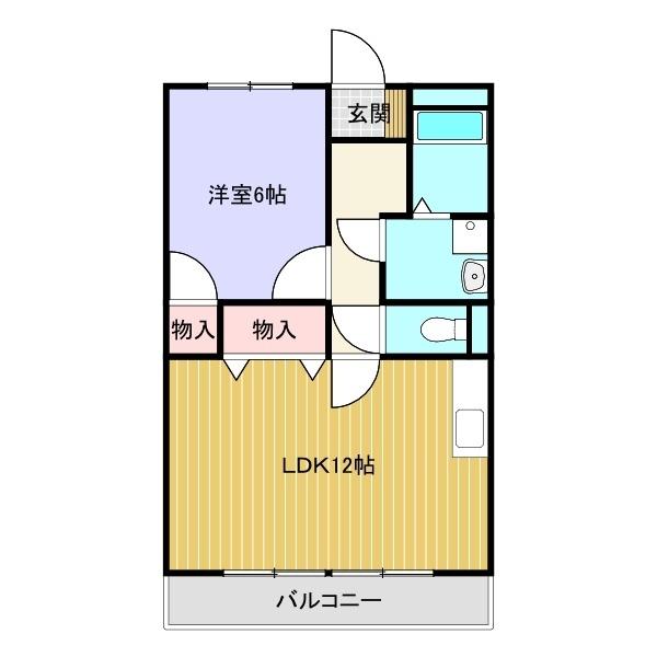 サンサン大池（205） 間取り図画像