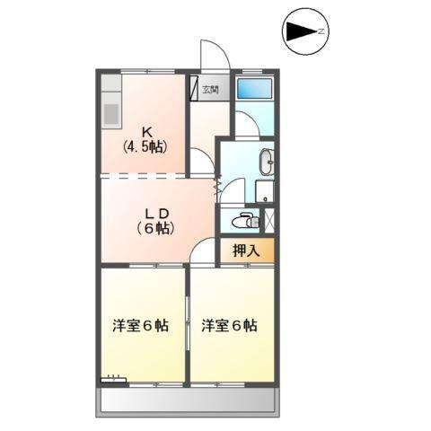 コーポセンゴウＣ 間取り図画像