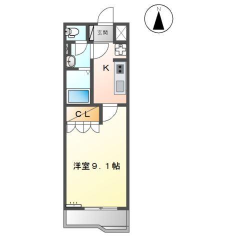 ヴァン サンク（ＶＩＮＧＴ　ＣＩＮＱ） 間取り図画像