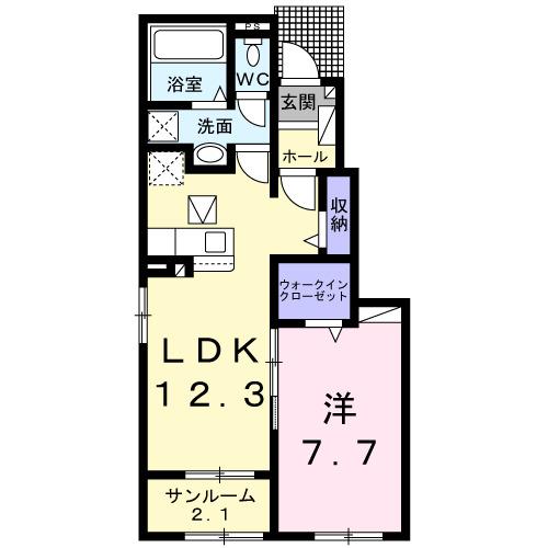 グランさくら（103） 間取り図画像