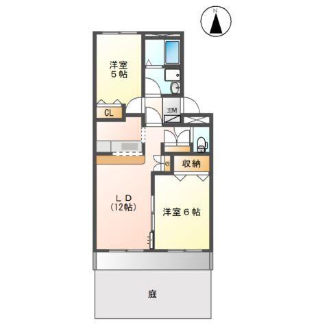 ラバーズハイム壱番館 間取り図画像
