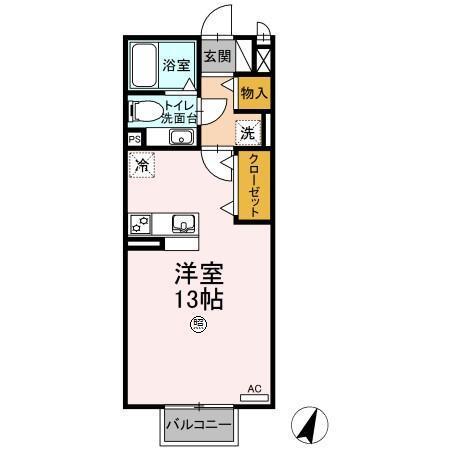 サンハイツina（205） 間取り図画像