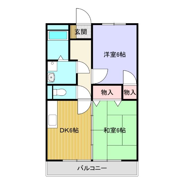 サンサン大池（201） 間取り図画像