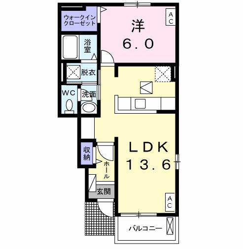 ブルームブライトローズ（103） 間取り図画像