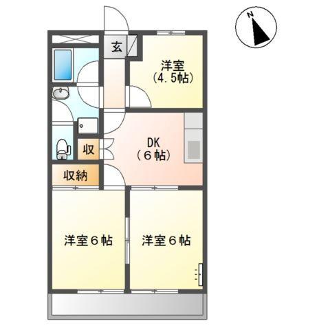 グランドルミナス 間取り図画像
