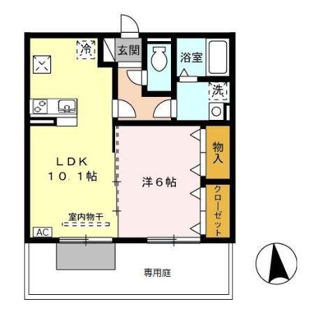 glanz raum（ｸﾞﾗﾝﾂﾗｳﾑ）（102） 間取り図画像