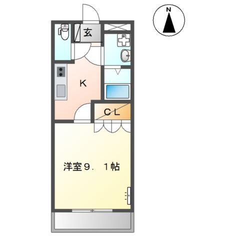 ディア　コート　Ａ 間取り図画像