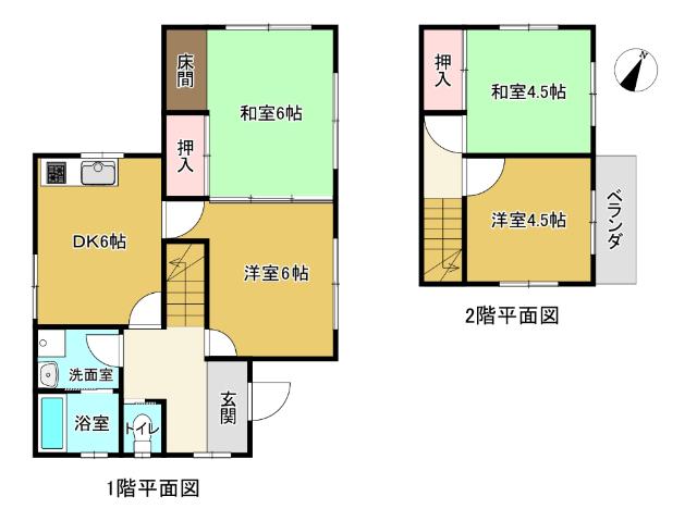 ソレイユ緑ヶ丘 間取り図画像