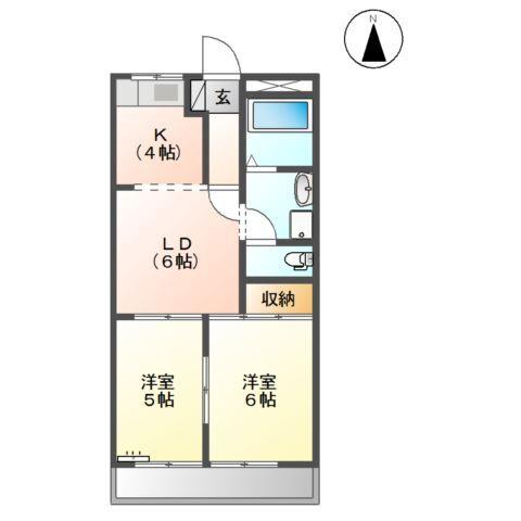 セントラルパークＡ・Ｂ 間取り図画像