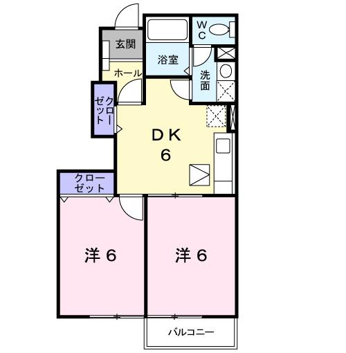 ピュア（102） 間取り図画像