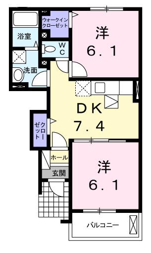 フレイム・アクティーボⅠ（103） 間取り図画像