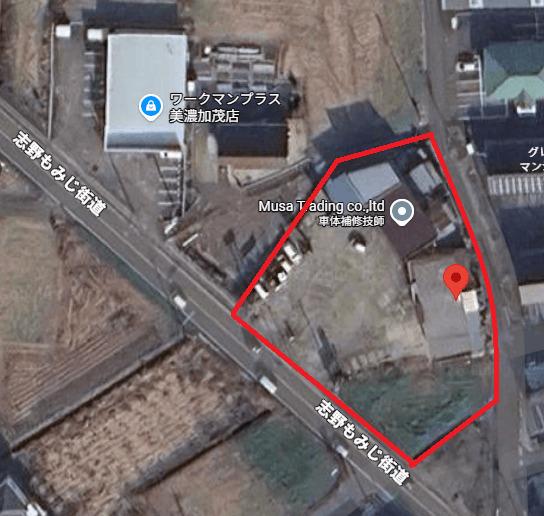 美濃加茂市西町7丁目313番地、312番地 土地画像