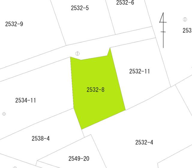 大田原市　住吉町２丁目　100坪 区画図