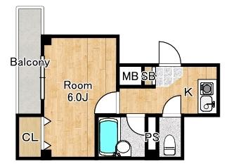 プログレス泉尾 間取り図画像