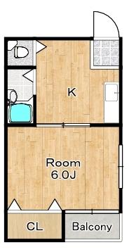 カーサJ大正 間取り図画像