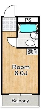 山下マンション 間取り図画像