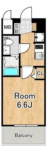エグゼ大阪CITYアインツ 間取り図画像