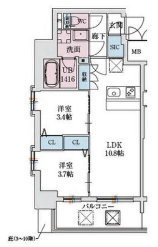  間取り図写真