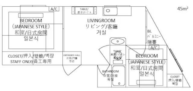  間取り図写真