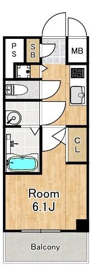 エスリード大阪リエート 間取り図画像