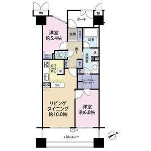 キングスクエアヴァルジア大阪 間取り図画像