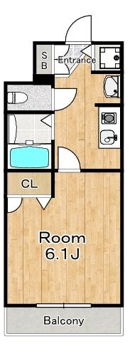 スワンズシティ大阪WEST（802） 間取り図画像