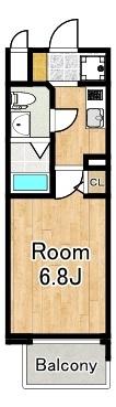 エグゼ大阪CITYツヴァイ（302） 間取り図画像
