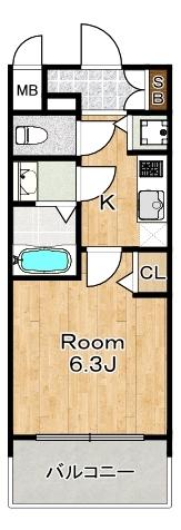 アドバンス大阪ドーム前アヴェニール 間取り図画像