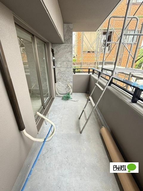 大阪市浪速区木津川マンション バルコニー