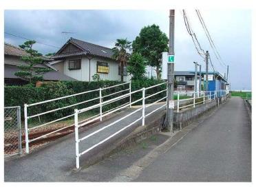 甘木鉄道山隈駅：700m