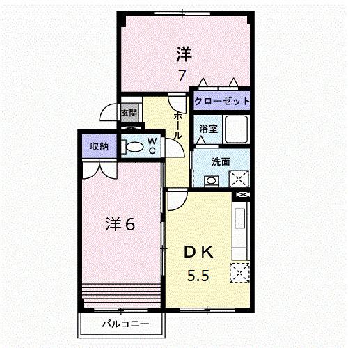 グローリーヒルズ希ヶ丘（203） 間取り図画像