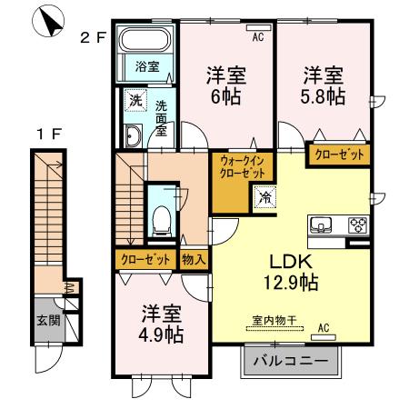  間取り図写真