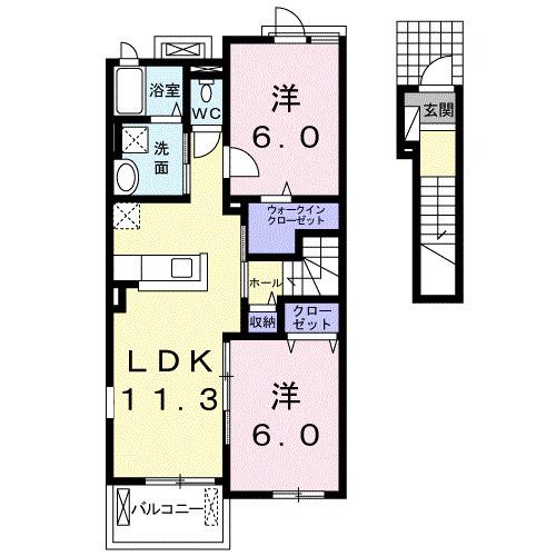 メゾン　ド　ソレイユ　Ⅱ（202） 間取り図画像