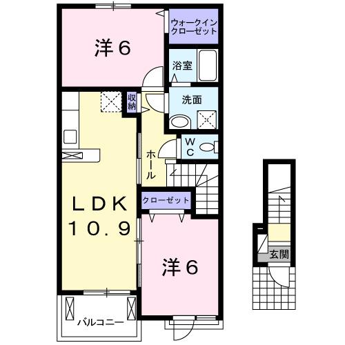 アヴニール　ベルⅡ（202） 間取り図画像