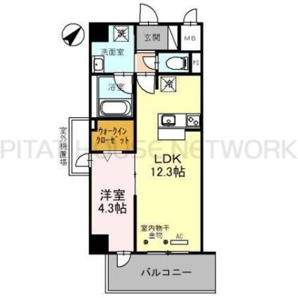 トライアンフけやき通り 間取り図写真