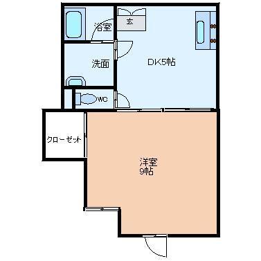 クレアールM（302） 間取り図画像