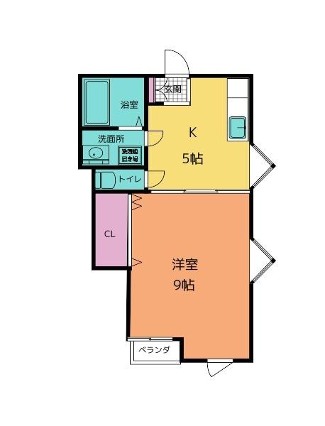 クレアールM（306） 間取り図画像