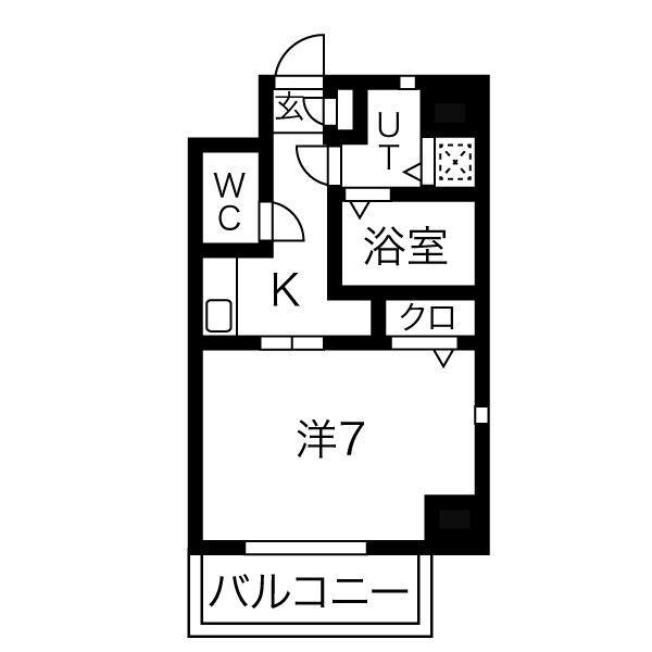 プランドール名駅（0801） 間取り図画像
